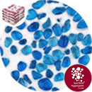 Glass Pea Gravel - Aqua Blue - 9124